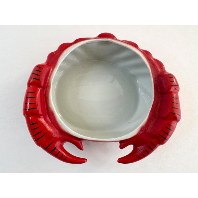 Mid 20th Century Mid-Century Crab Cocottes Set of 4 Lidded Dishes For Sale - Image 5 of 14