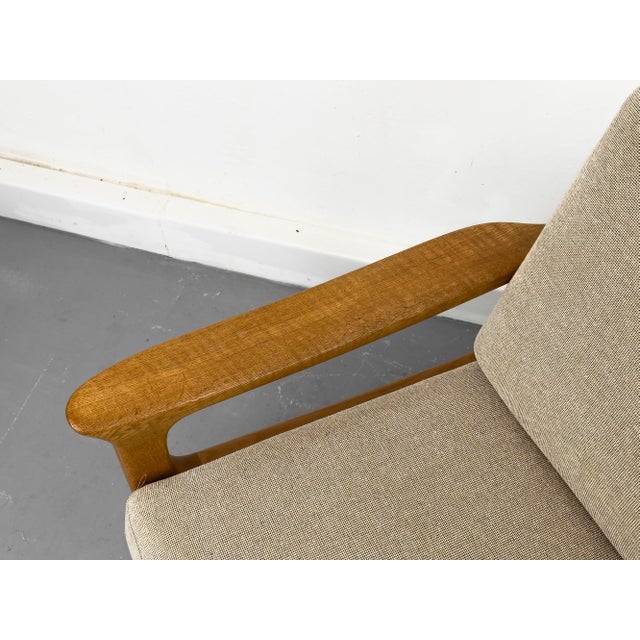 Vintage Danish Oak Sofa by Juul Kristensen, 1970s For Sale - Image 15 of 18