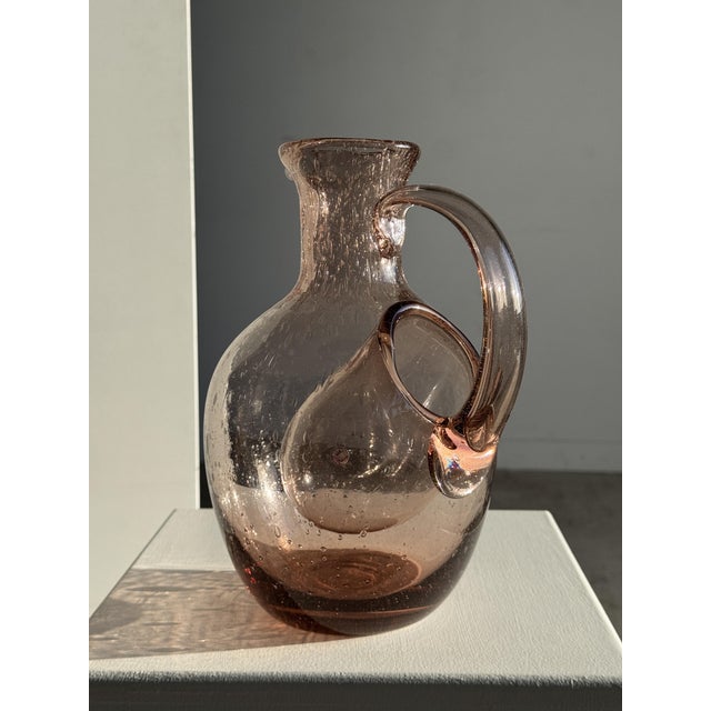 Violet Glass Carafe from Biot, 1950s For Sale - Image 12 of 12