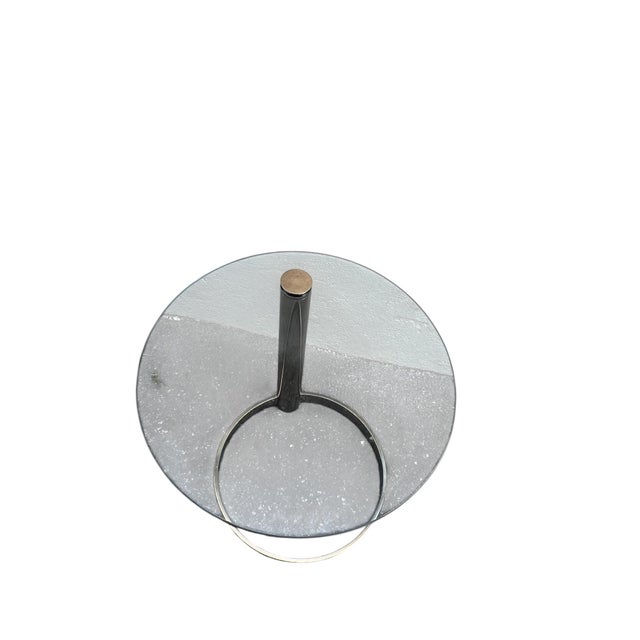Mid 20th Century Attributed Leon Rosen Pace Brass Side Table For Sale - Image 10 of 13