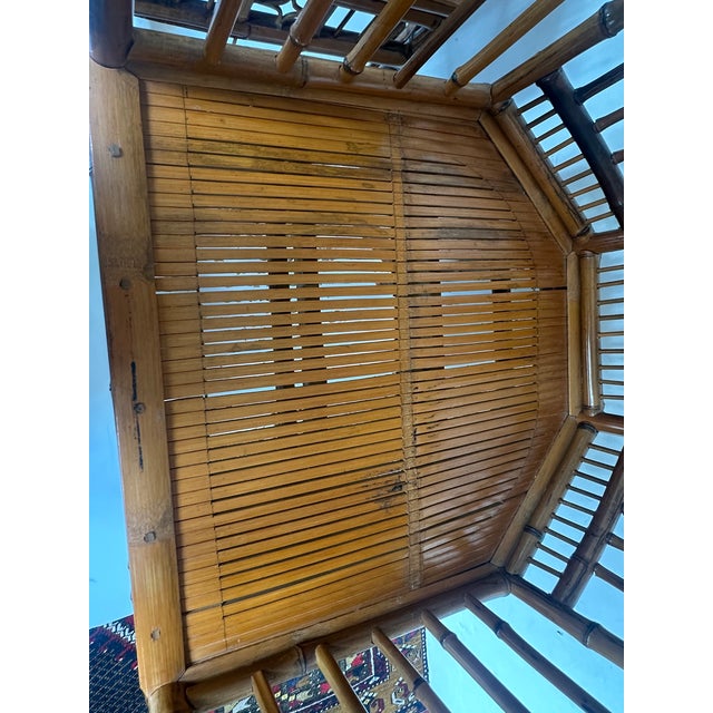 Rattan & Bamboo Armchairs With Bird Decoration -a Pair For Sale - Image 10 of 10