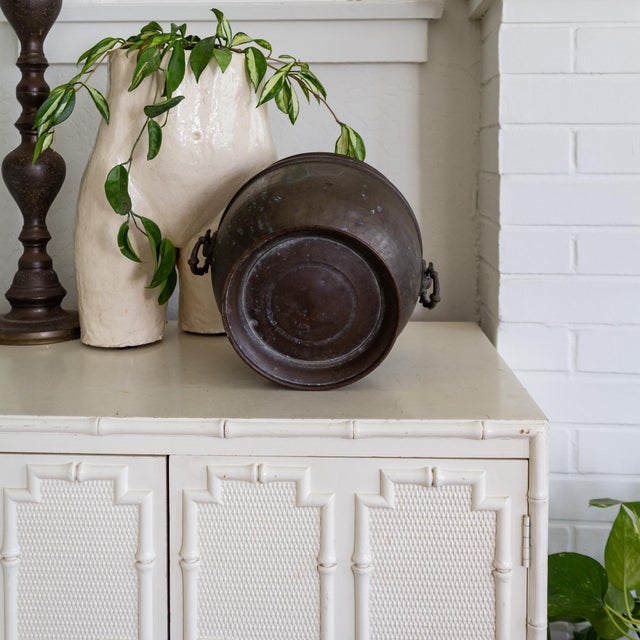 Bronze Jardenier Planter Pot With Russian Stylized Lion Head Handles For Sale - Image 17 of 17