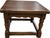 English Solid Wood European Side or End Table For Sale - Image 3 of 7