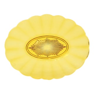Vintage Art Deco Fruit Bowl from Val Saint Lambert, 1935 For Sale