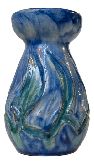 Art Nouveau Pottery Vase of Glazed Ceramics from Møller & Bøgely, Denmark, 1920s