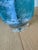 Mid-Century Modern Mid 20th Century Ice Blue Mezza Murano Style Table Lamps- Pair For Sale - Image 3 of 5