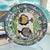 Hand-Painted Mexican Talavero Fish Plates - Set of 4 For Sale - Image 4 of 8