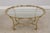 Labarge Labarge Brass & Glass Cocktail Coffee Table For Sale - Image 4 of 13