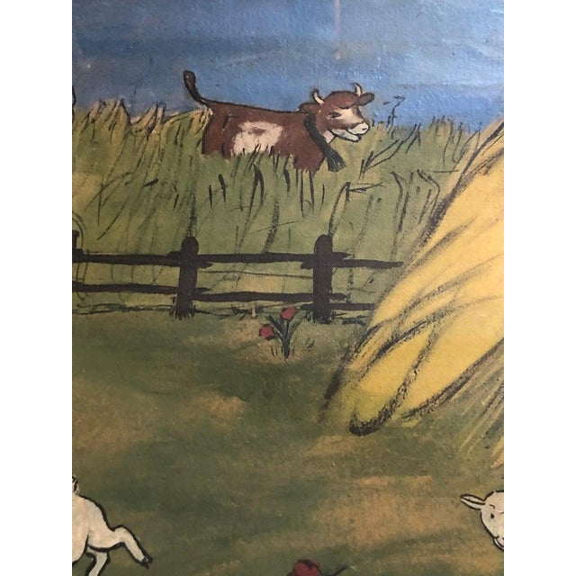 Textile Little Boy Blue Painting on Canvas Cloth For Sale - Image 7 of 18