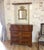 18th Century Italian Baroque Inlaid Walnut Drop-Front Secretary Desk / Commode, Antique Italian Inlaid Walnut Bureau,...