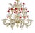 Rezzonico Chandelier in Murano Glass, 1950s For Sale