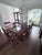 Brown Chippendale Mahogany Dining Set – Table, 8 Carved Chairs & Extension Leaves For Sale - Image 8 of 11
