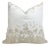 Dappled Woven Pillow Cover in Oyster, 22x22 Pillow For Sale