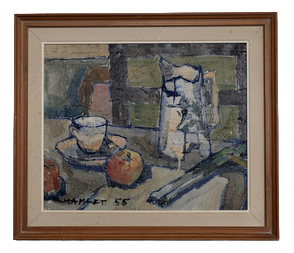 Sven-Olof Hamlet, Still Life, 1955, Oil on Canvas