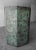Wood Octagonal Plaster Table Base, Faux Verdigris Copper, Circa 1990s For Sale - Image 7 of 8