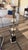 1990s Pair of Global Views Polished Nickel Sculptural Candlesticks, 24.5” & 18.5” For Sale - Image 5 of 11