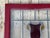 Wood Early 20th C. Stained Glass Window - Shield / Crest in Wine Red and Old Gold For Sale - Image 7 of 13