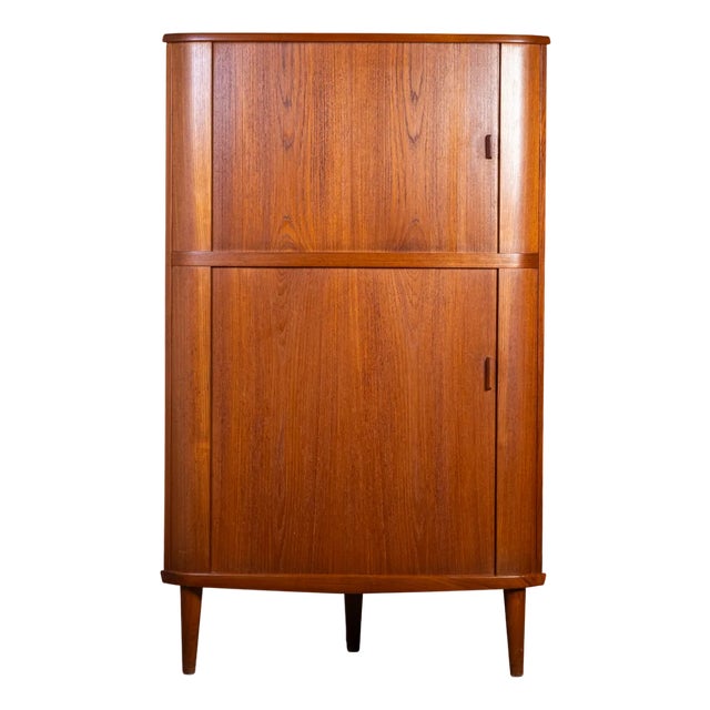 Teak Corner Cabinet by Arne Hovmand-Olsen for Skovmand & Andersen, 1960s For Sale