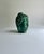 Mid-Century Modern Vintage Pierced Glossy Green Glazed Ceramic Buddha Head For Sale - Image 3 of 16