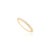 Modern Brilliant Cut Diamond Half Eternity Wedding Band Ring in 14k Yellow Gold Size 5 For Sale - Image 3 of 14
