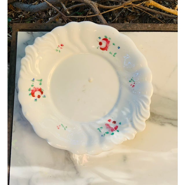 Mid 19th Century English Sprigware Tea Platter | Chairish