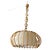 Vintage Rattan Pendant Light in Hand-Woven Wicker by Louis Sognot, 1950s For Sale - Image 17 of 17
