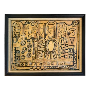 Abstract Art From a Michael S. Smith Installation, Actor Jim Belushi's Ca Estate