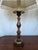 Mid 20th Century Mid 20th Century Traditional Colonial Revival Turned Wood & Brass Table Lamp W/ Fringe Shade - a Pair For Sale - Image 5 of 10