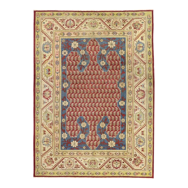 Antique Turkish Oushak Rug - 09'05 X 12'11 For Sale