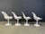 White Vintage Space Age Fiberglass Tulip Dining Chairs, 1960s, Set of 4 For Sale - Image 8 of 16