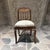 For your consideration, an antique Victorian carved wood side chair featuring a heart-shaped crest and a cream floral...