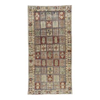 Antique Persian Bakhtiari Gallery Rug - 04'09 X 09'06 For Sale