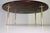 1950s Low Table in Wood and Brass by Ettore Sottsass for Poltronova, 1950s For Sale - Image 5 of 10