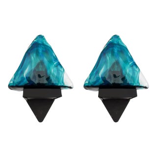 Mid 20th Century Triangular Sconces by La Murrina - a Pair For Sale