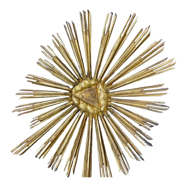 18th Century Italian Giltwood Sunburst For Sale