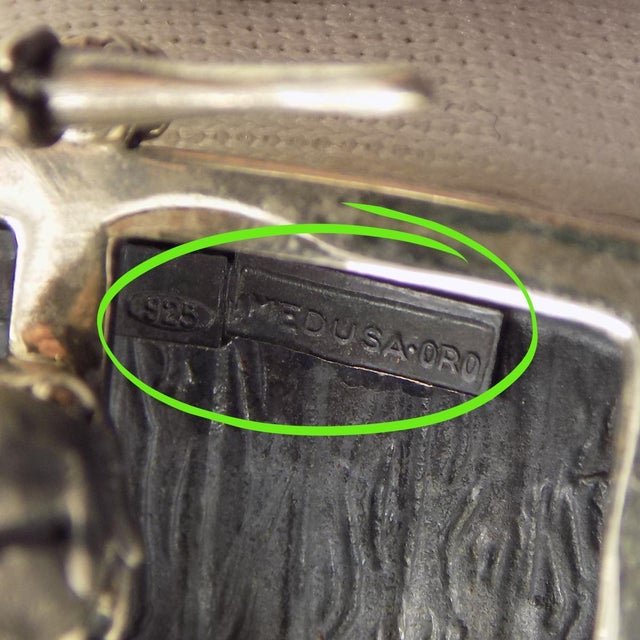 Vintage Italian Sterling Silver 925 Fisherman with Boat Figurine by Medusa-Oro, 1980s For Sale - Image 10 of 14