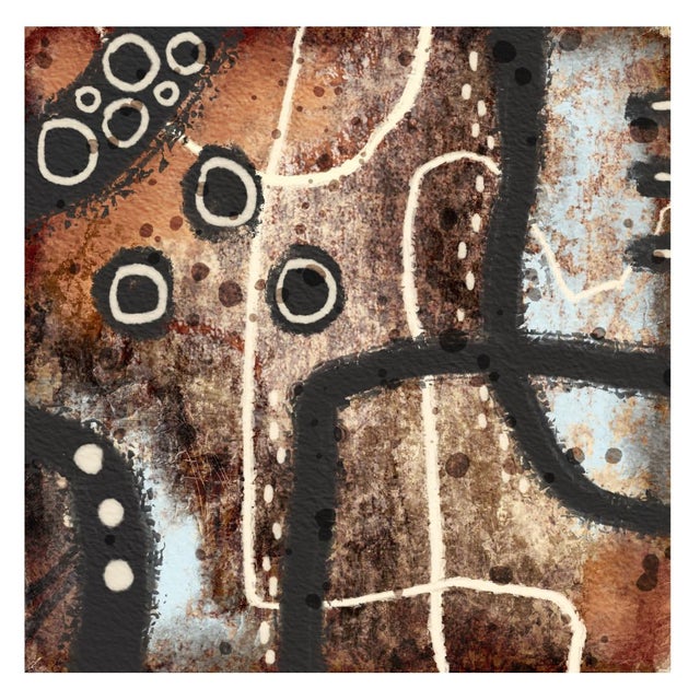 Bring sophisticated, tactile energy into your home with this 8x8-inch fine art reproduction print by artist Susan Olivio....