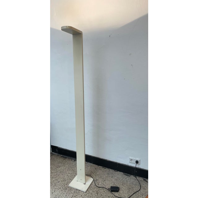 Cream Minimalist Floor Lamp by Maurizio Bertoni for Castaldi Lighting, 1980s For Sale - Image 8 of 10