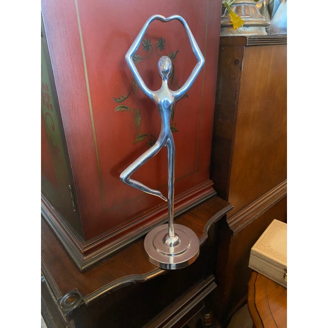 1980s 1980s Ballerina Figure Sculpture For Sale - Image 5 of 6