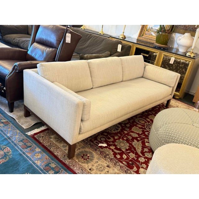 Off-white Room Furniture Jasper Sofa For Sale - Image 8 of 12