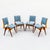 An outstanding set of 1950s French modernist dining chairs by Maurice Pré in a rarely seen combination of white oak and...