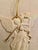 Ceramic Vintage Wedgwood White Angel Ornament, Featuring a Gold-Toned Horn, 22k Gold Accents, and Its Original Blue Gift Box. For Sale - Image 7 of 14