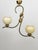 Swedish Modern Brass Pendant Lamps with Organic Leaf Motif, 1950, Set of 2 For Sale - Image 4 of 8