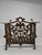 Antique 19th C. Polish Brass Bench Menorah Hanukkah Lamp Lions Birds Openwork For Sale - Image 10 of 18