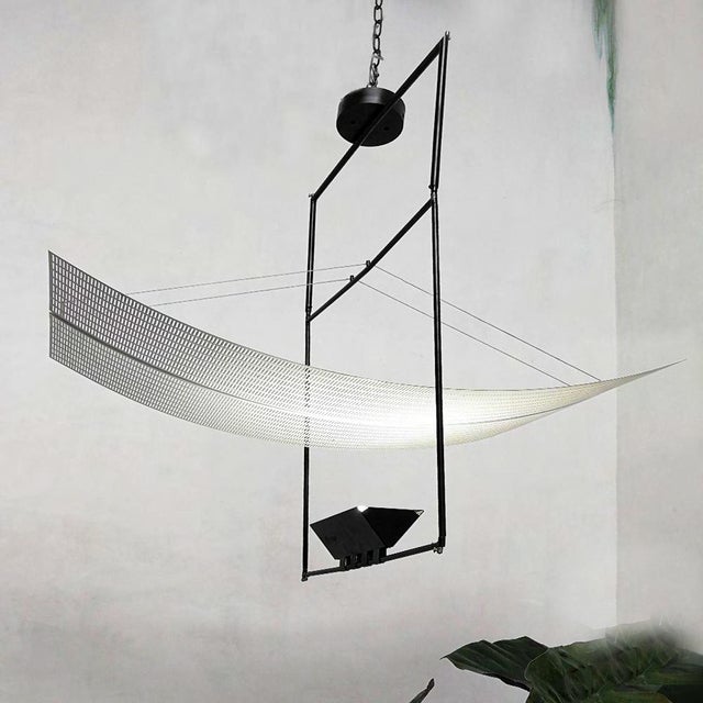 Late 20th Century Late 20th Century "Zafiro" Ceiling Light For Sale - Image 5 of 7