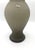 Vase called "Il Principe" (The Prince) made of gray Murano glass. This piece is part of Venini's Re, Regina, and Principe...