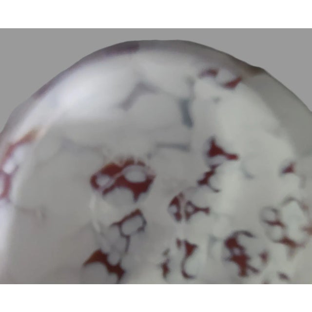 Vintage Mid-Century Modern Hand-Blown Art Glass Bowl, Artist Signed For Sale - Image 6 of 7