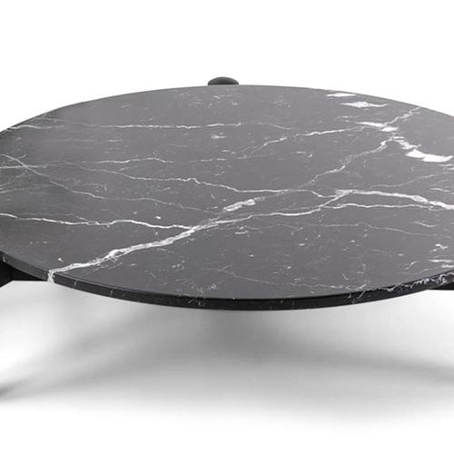 Mid-Century Modern Table in Black Wood and Marble by Charlotte Perriand for Cassina For Sale - Image 3 of 9