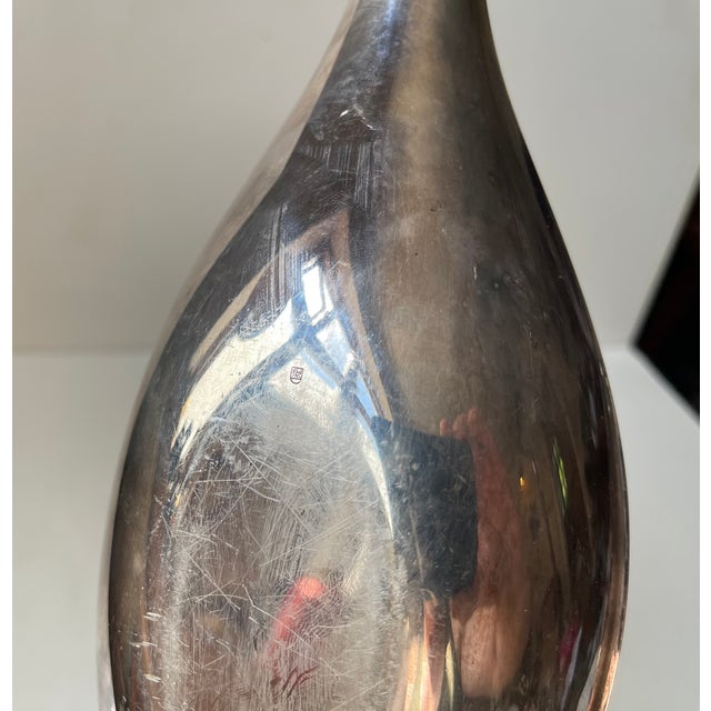 1950s Modernist Silver-Plated Oblong Dish by Günter Kupetz from WMF, 1950s For Sale - Image 5 of 9