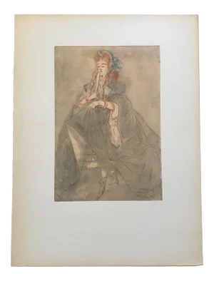 1920s Constantin Guys Fashion Print From the Collection Légendes Parisiennes